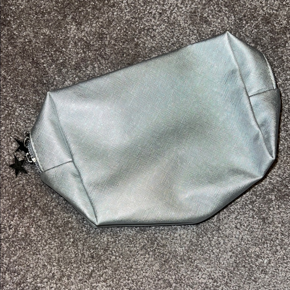 Silver cosmetic case